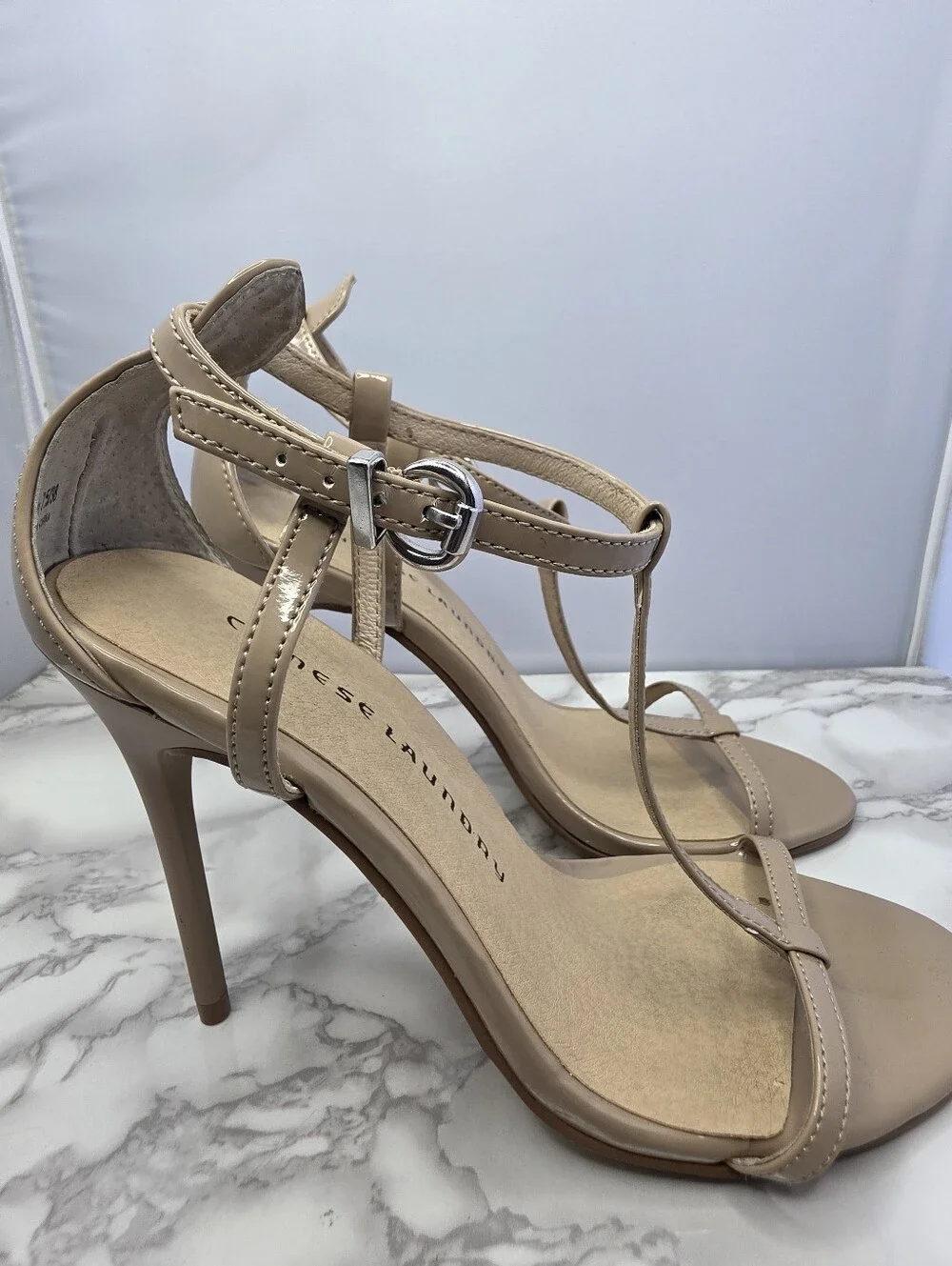 Chinese Laundry Leo patent nude Heels